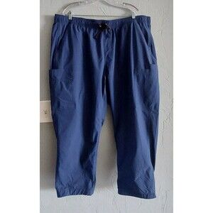 Carhartt WomenPetite 3XL Cargo Pants Elastic Waist Shiny Fabric Made in USA